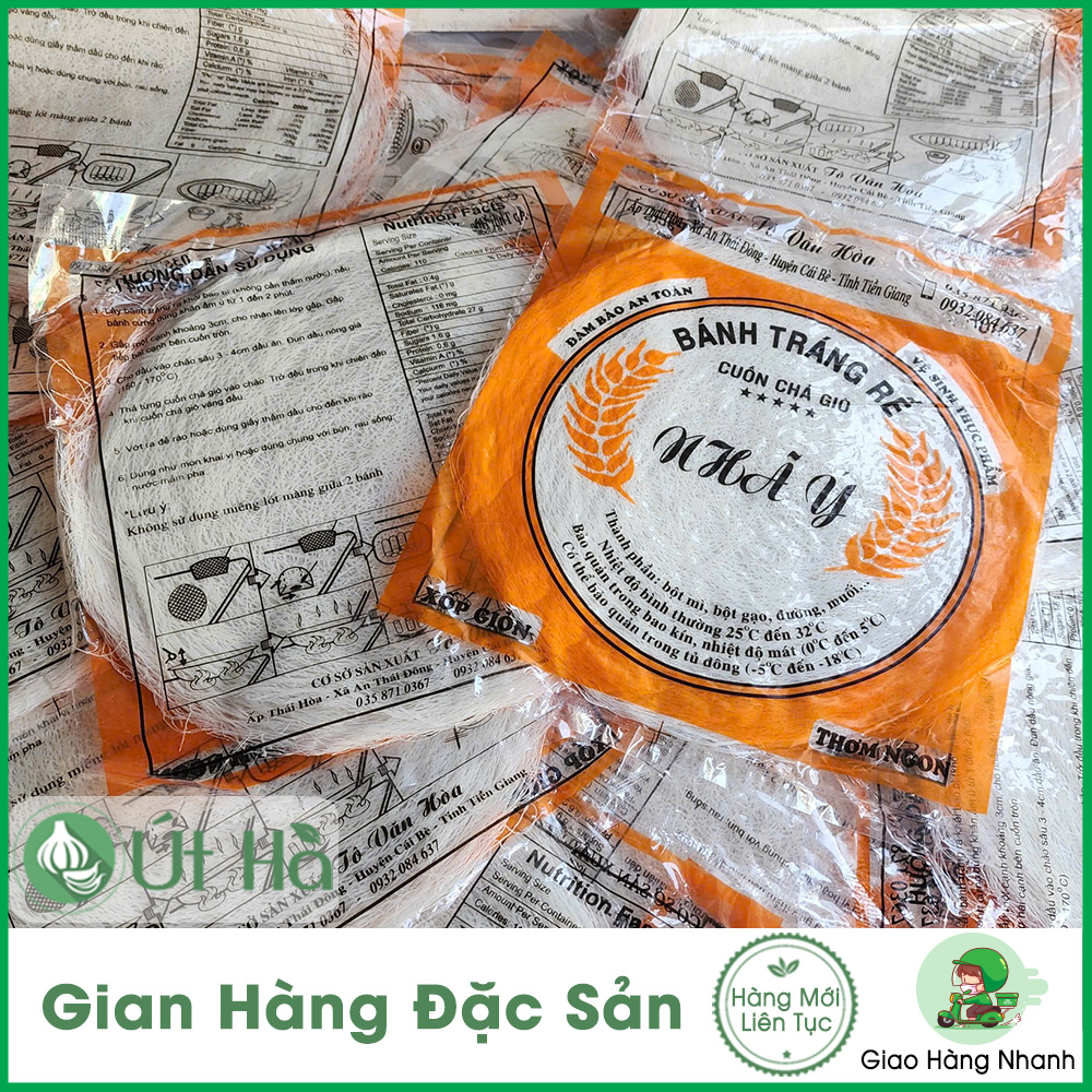 Bánh Tráng Rế Cuốn Chả Giò COMBO 2 GÓI – Giòn Xốp Đẹp Mắt, Dùng Cho Quán & Gia Đình - Út Hà Đặc Sản
