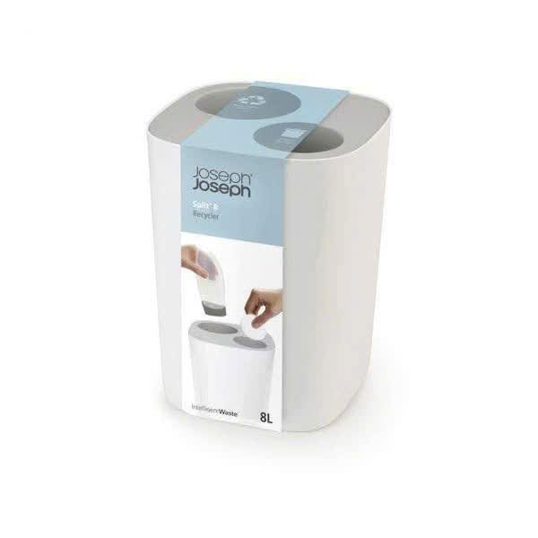Thùng rác nhà tắm 2 ngăn Joseph Joseph 70514 Split 8L