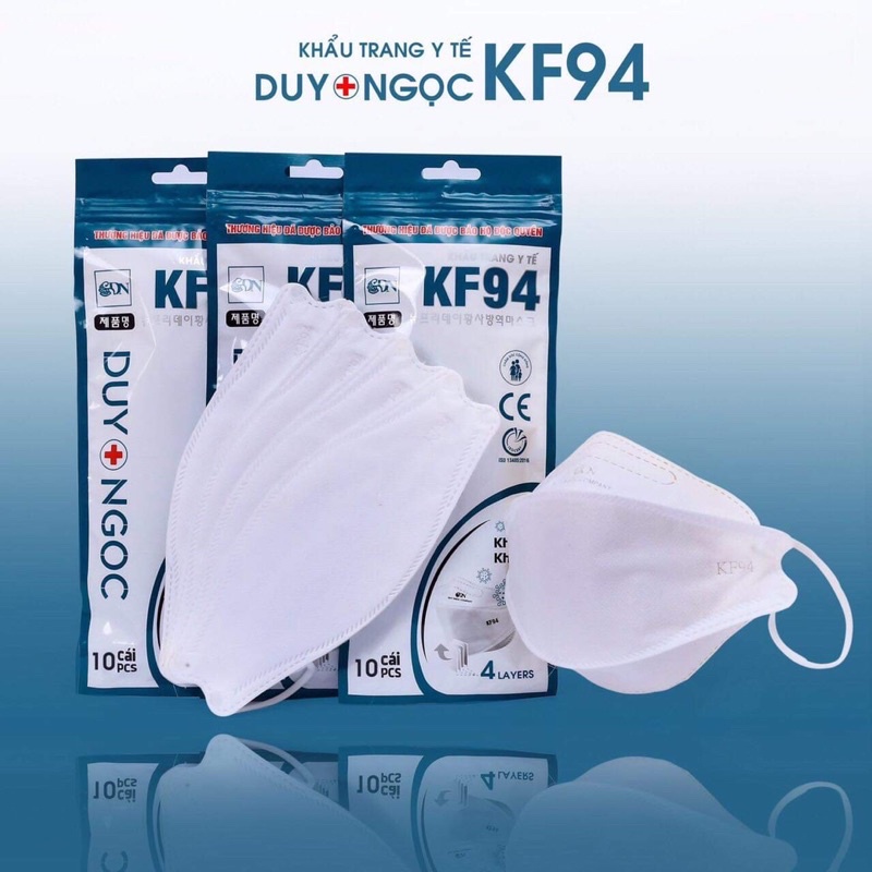 Khẩu trang 4D mark kháng khuẩn KF94 công nghệ Hàn Quốc