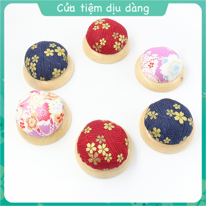 Đế cắm kim, gối cắm kim đế gỗ