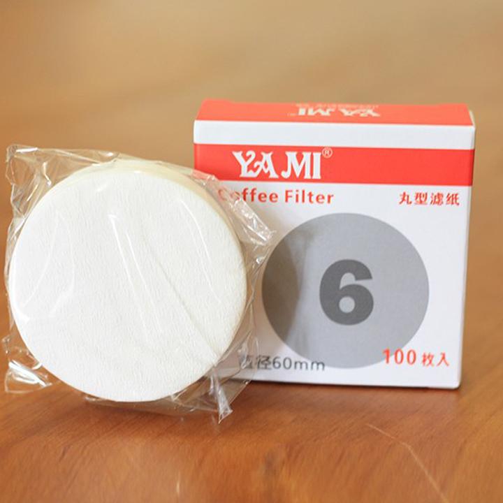 [HCM]Giấy Lọc Cà Phê Yami Cho Aeropress - Chất liệu giấy cao cấp dành riêng cho máy pha Aeropress - Hàng nhập khẩu chính hãng