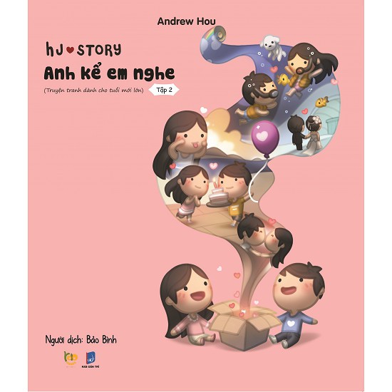 Sách thanh lý :cuốn sách hj story - anh kể em nghe - tác giả: andrew hou