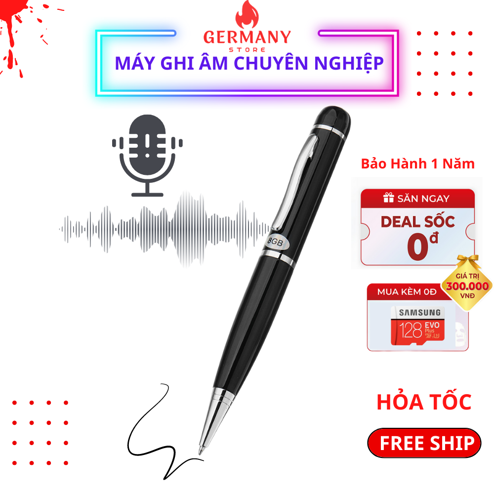 Máy ghi âm 832GB V2 dung lượng 32GB máy ghi âm chuyên nghiệp ghi âm giọng nói thông minh loại bỏ tiếng ồn cực tốt