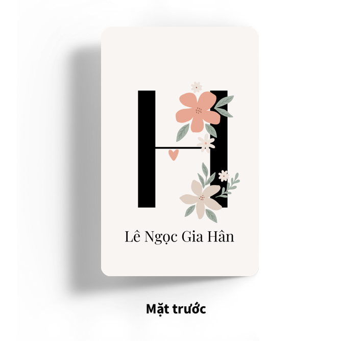 Thẻ số NSpace - In tên theo yêu cầu