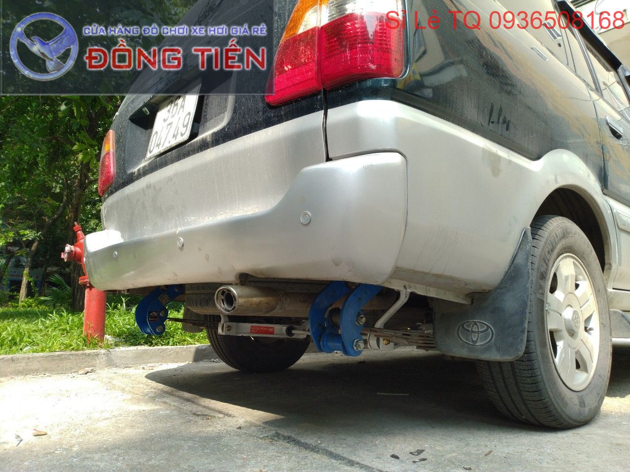 Toyota Zace độ cùm nhíp JS1 Thailand chống xóc, giảm giật, làm êm, nâng cao đuôi xe. Lắp đặt đơn giản giữ zin xe. Bao dùng thử 30 ngày, bảo hành 2 năm