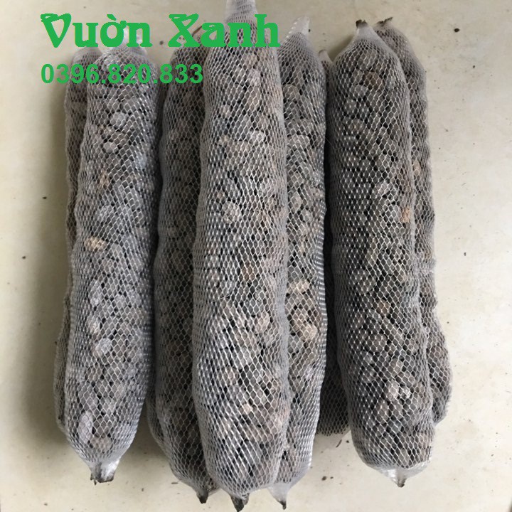 Combo 05 túi phân dê 20cm đã xử lý, ủ trichoderma, đóng túi lưới 20cm