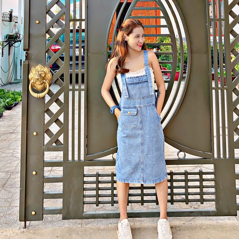 [HCM](HÌNH THẬT) YẾM JEAN NỮ VÁY MẪU MỚI THỜI TRANG CAO CẤP SEVENSHOP89 MSYD005