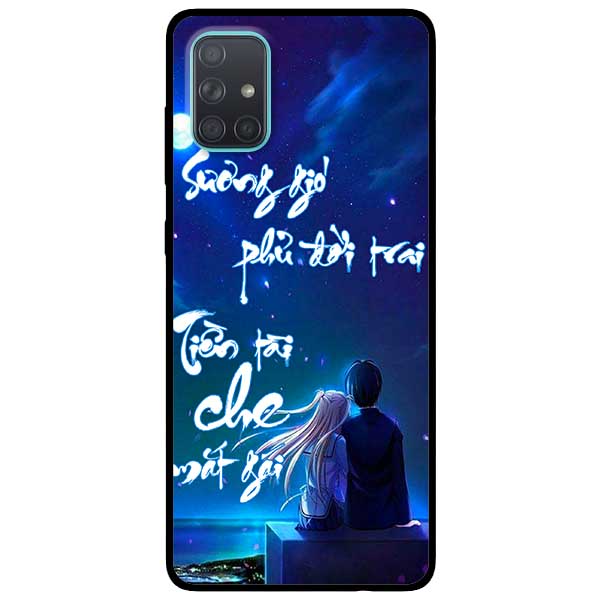 [HCM]Ốp lưng dành cho Samsung A51 / Samsung A71 mẫu Thư Pháp Sương Gió