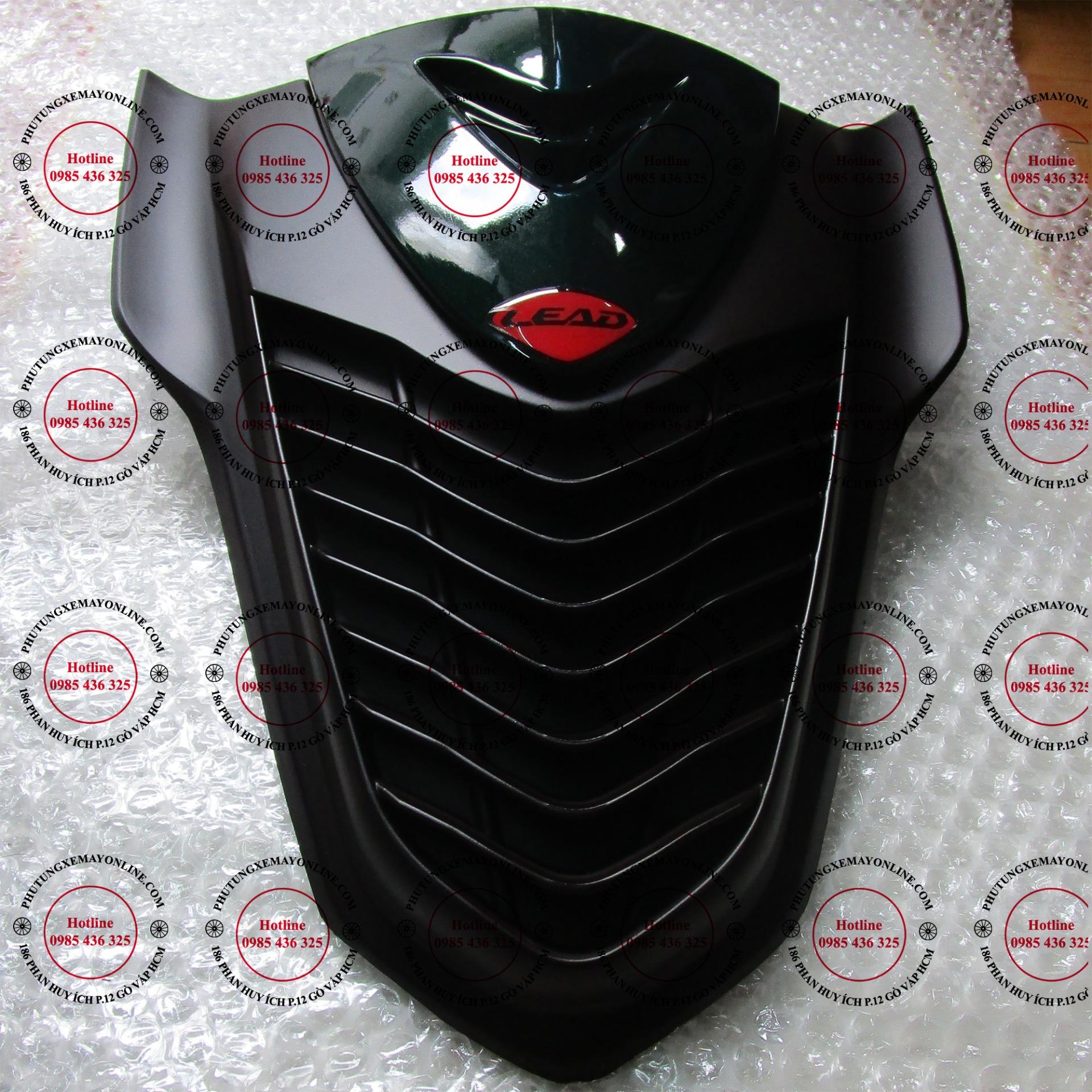 Mặt nạ xe Lead 2017-2018 độ kiểu SH ( màu xanh lục - viền nâu )