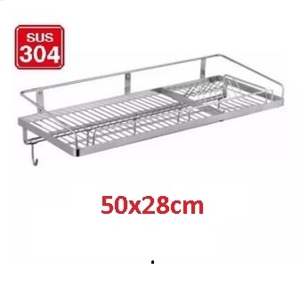 Kệ chén inox 1 tầng INOX 304 Kệ chén treo tường Kệ úp bát inox -Kệ úp chén inox 1 tầng