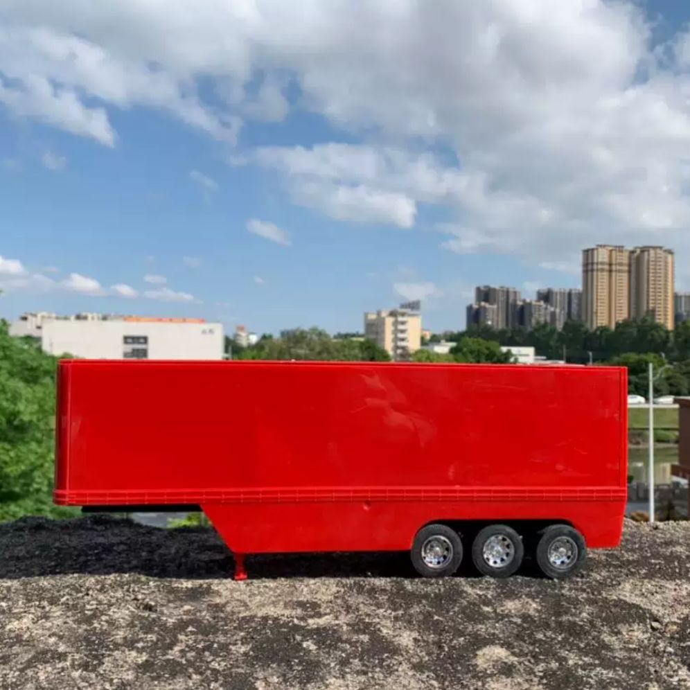 Xe mô hình rơ mooc từ thùng kín 1:32