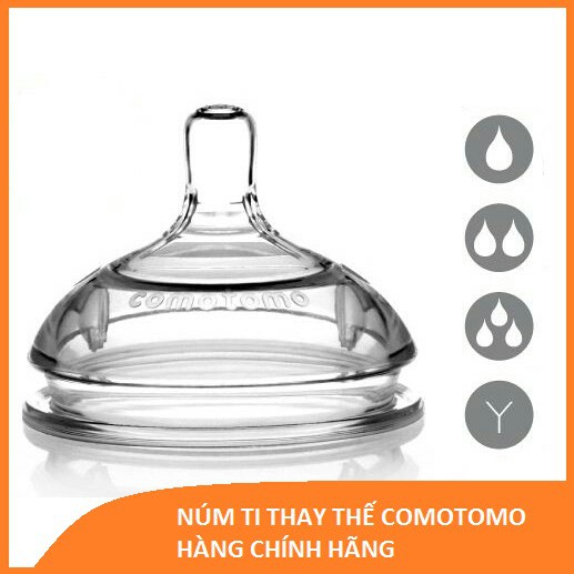 Núm Ti Comotomo 1-2-3 Tia, Y-cut (Mềm Hơn Ti Mẹ)