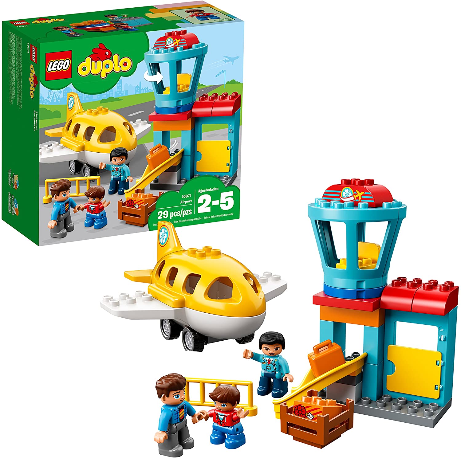 Lego duplo town airport 10871 khối