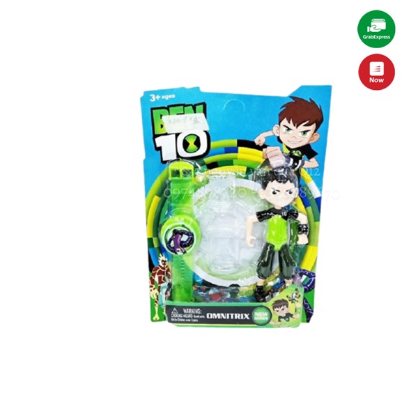 Vỉ đồ chơi ben 10 y hình cho bé 046-9