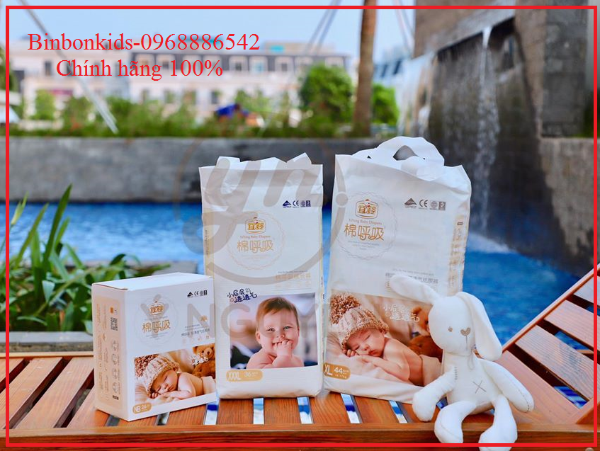 Bỉm, tã dán Yiying hơi thở bông nội địa trung xuất châu âu đủ size S72/M60/L52 cho bé yêu