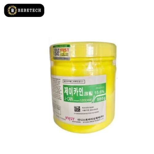 Kem ủ tê j-cain cream 15.6% hũ 500gr siêu rẻ dùng trong lăn kim, phun xăm, triệt lông, xóa xăm