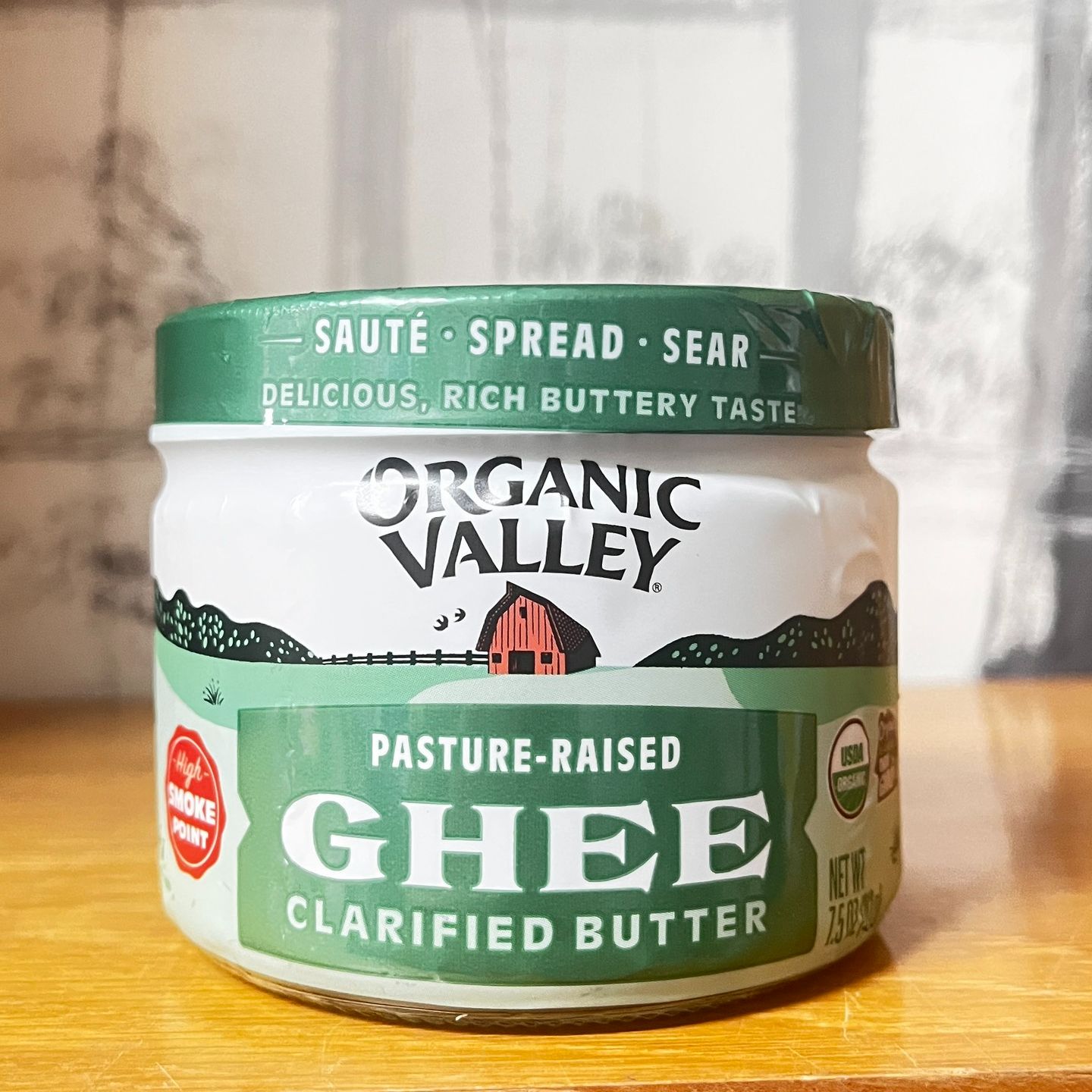 Date 08/2026 bơ hữu cơ ghee organic valley của mỹ 212g