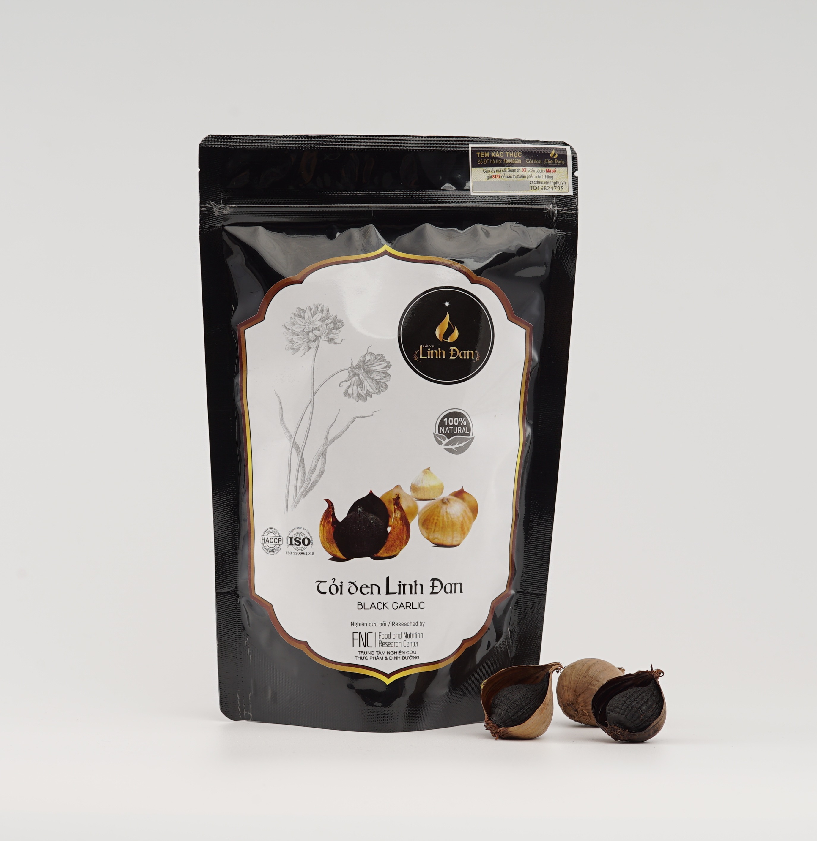 Tỏi đen cô đơn Linh Đan 125g