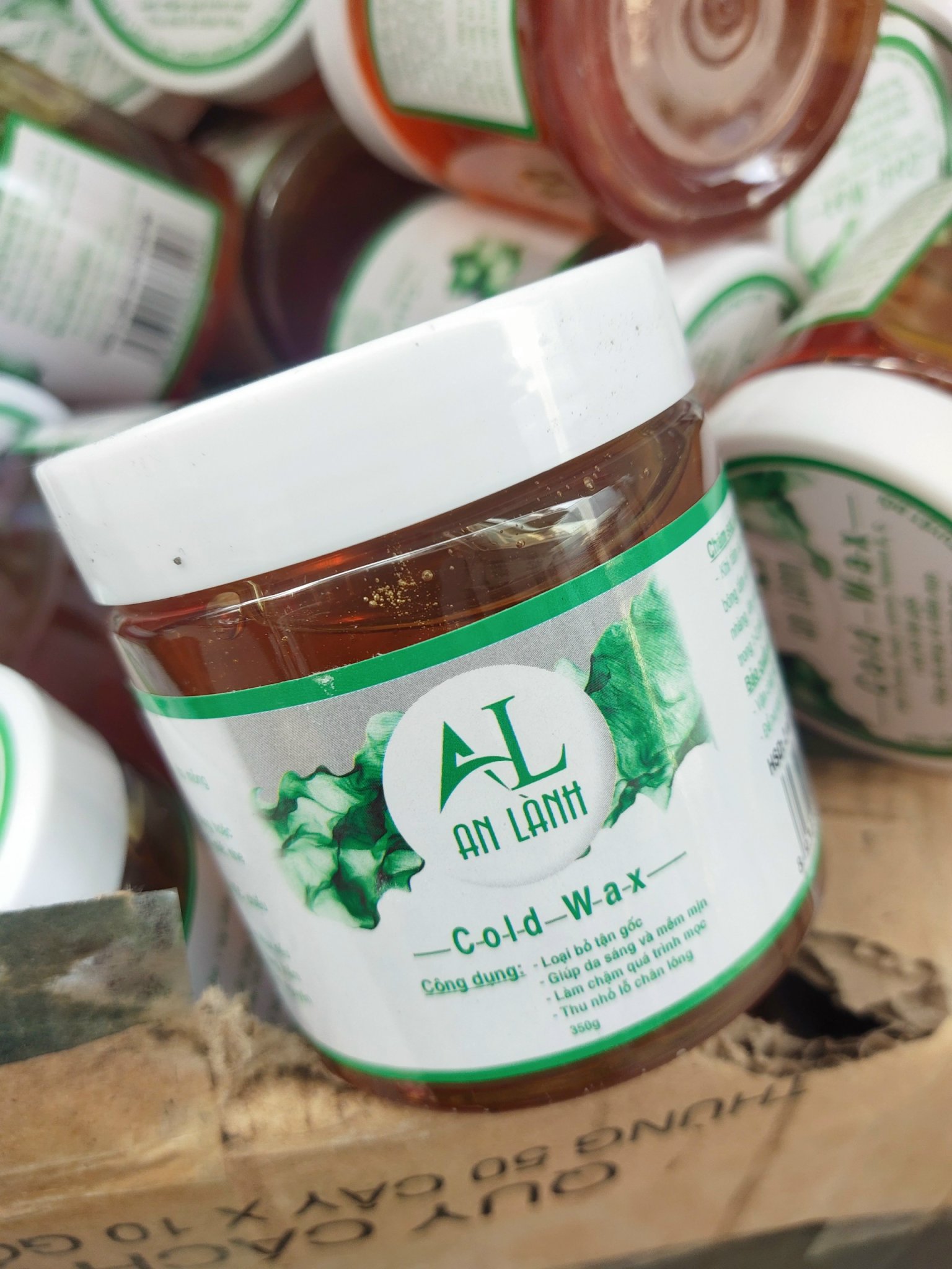 Sáp wax lông, mỡ trăn An Lành (tặng kèm giấy và que gỗ khi mua sáp, tặng tinh dầu bạc hà khi mua mỡ trăn)