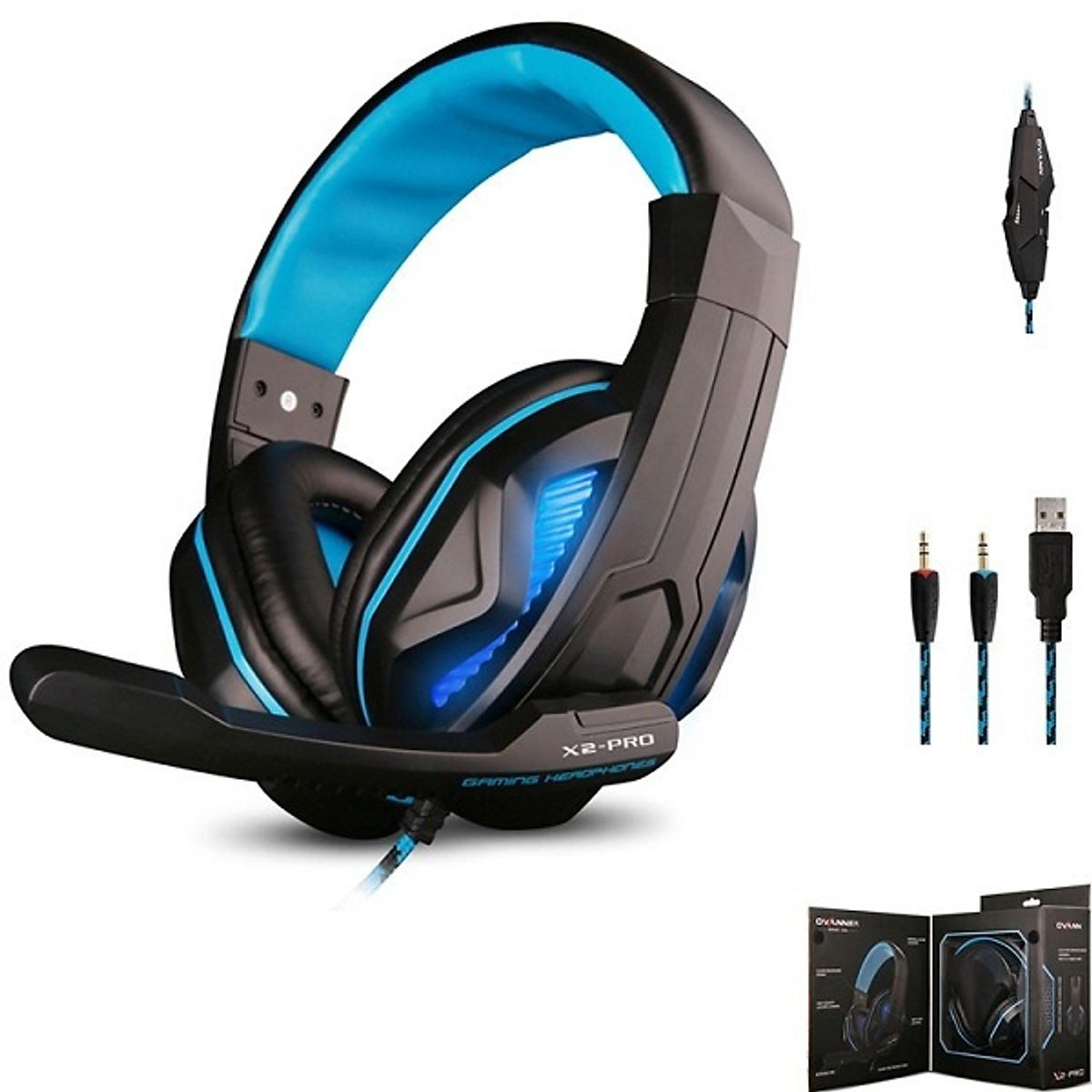 Tai nghe chuyên Game Ovann X2 Pro Gaming có Led
