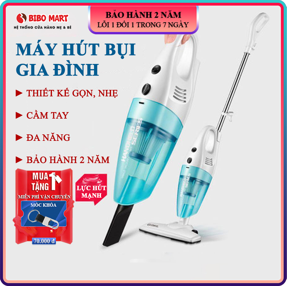 Máy hút bụi mini cầm tay, thiết kế nhỏ gọn, thông minh và kết hợp nhiều chức năng tiện ích, tiện lợi hút mọi ngóc nghách trong nhà, ô tô đơn giản và dễ sử dụng Bảo hành 2 năm lỗi đổi mới trong 7 ngày