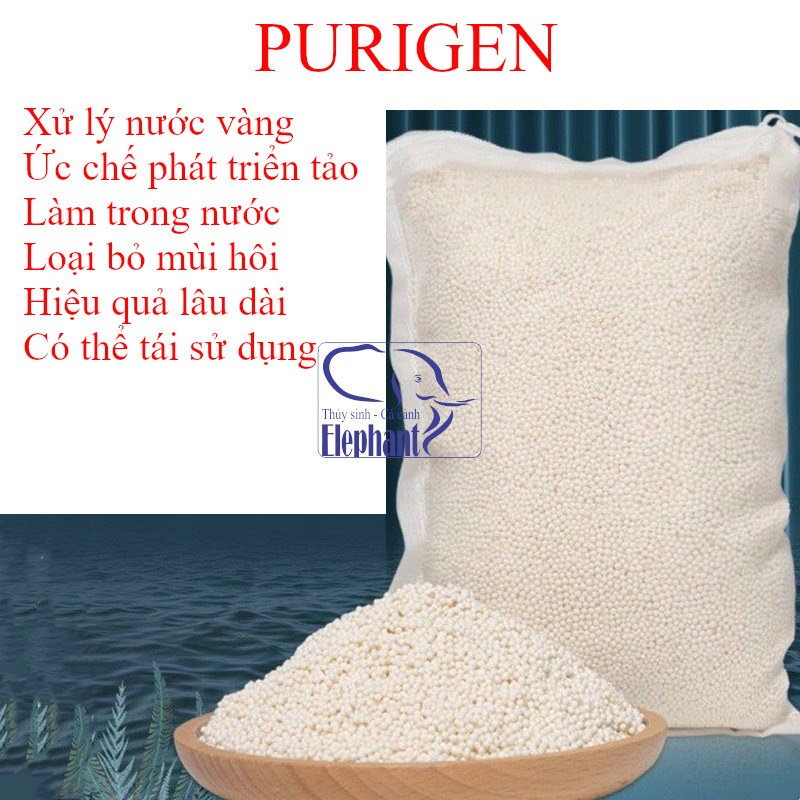  Vật liệu lọc Purigen dùng hấp thụ các chất trong hồ thủy sinh hồ cá giúp hồ trong hơn 