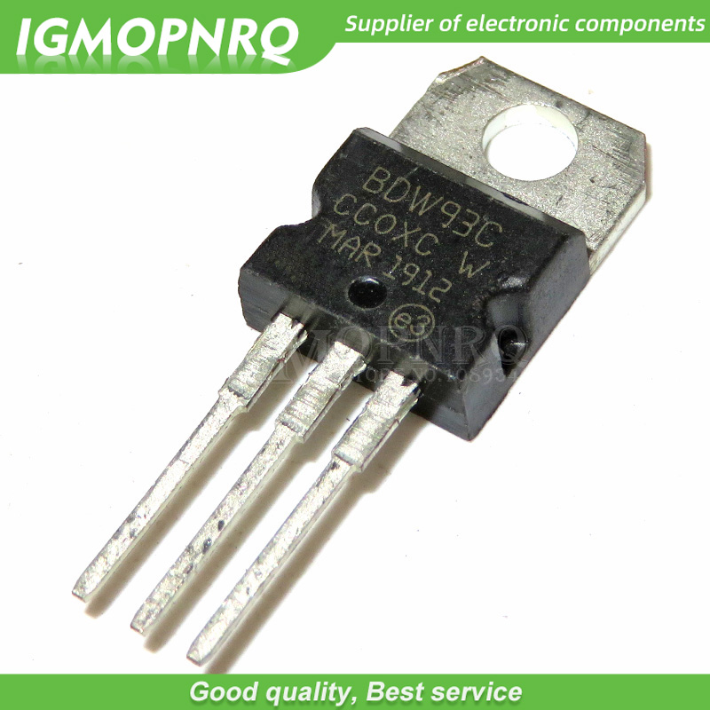 10 cái bóng bán dẫn bdw93c bdw93 NPN 100V 12A to-220 mới nguyên bản miễn phí vận chuyển