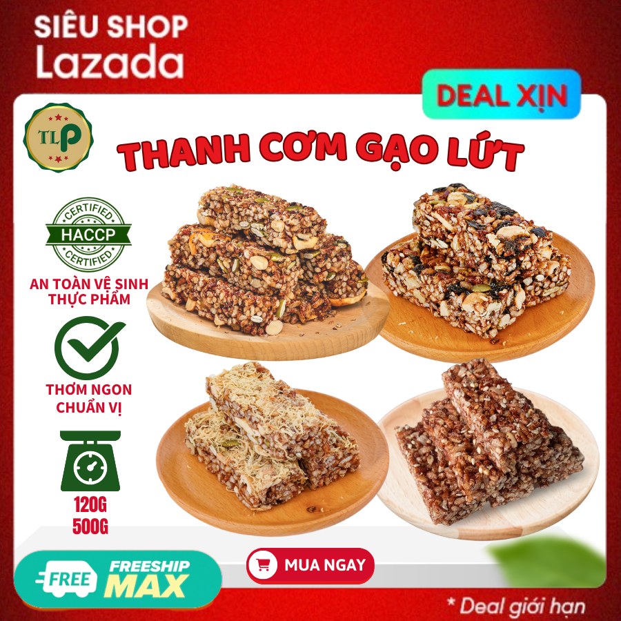 THANH CƠM GẠO LỨT 4 VỊ TÙY CHỌN TÂN LỘC PHÁT