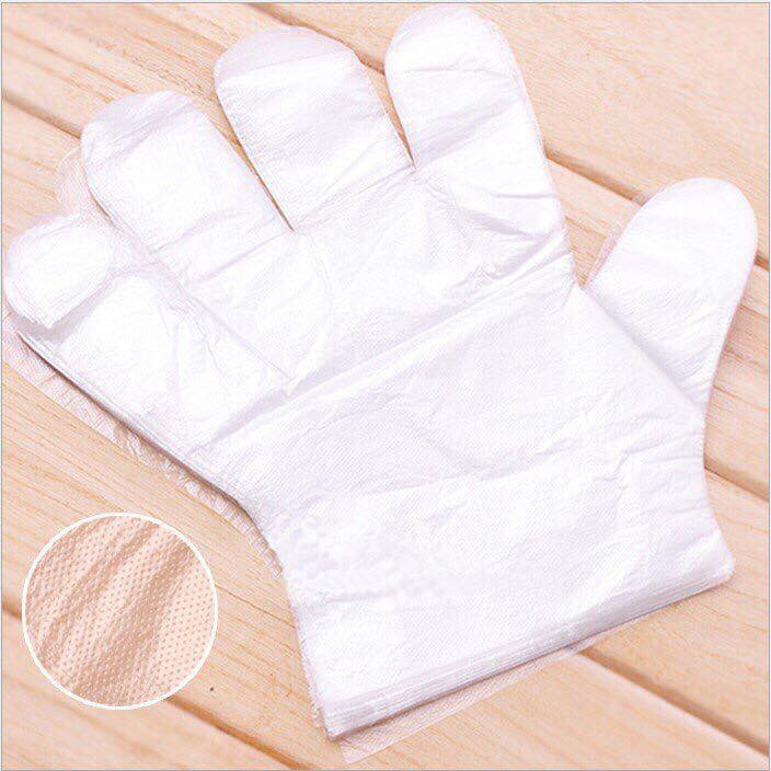 Hộp 100 bao tay nilon/ găng tay nilon làm bếp
