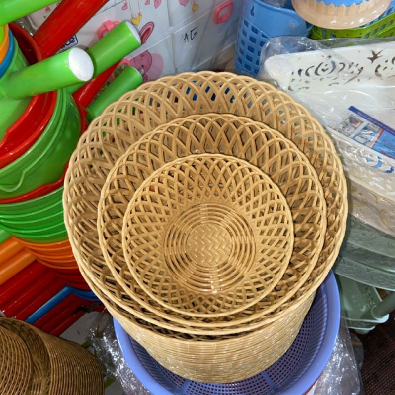 Rổ mây tròn việt nhật