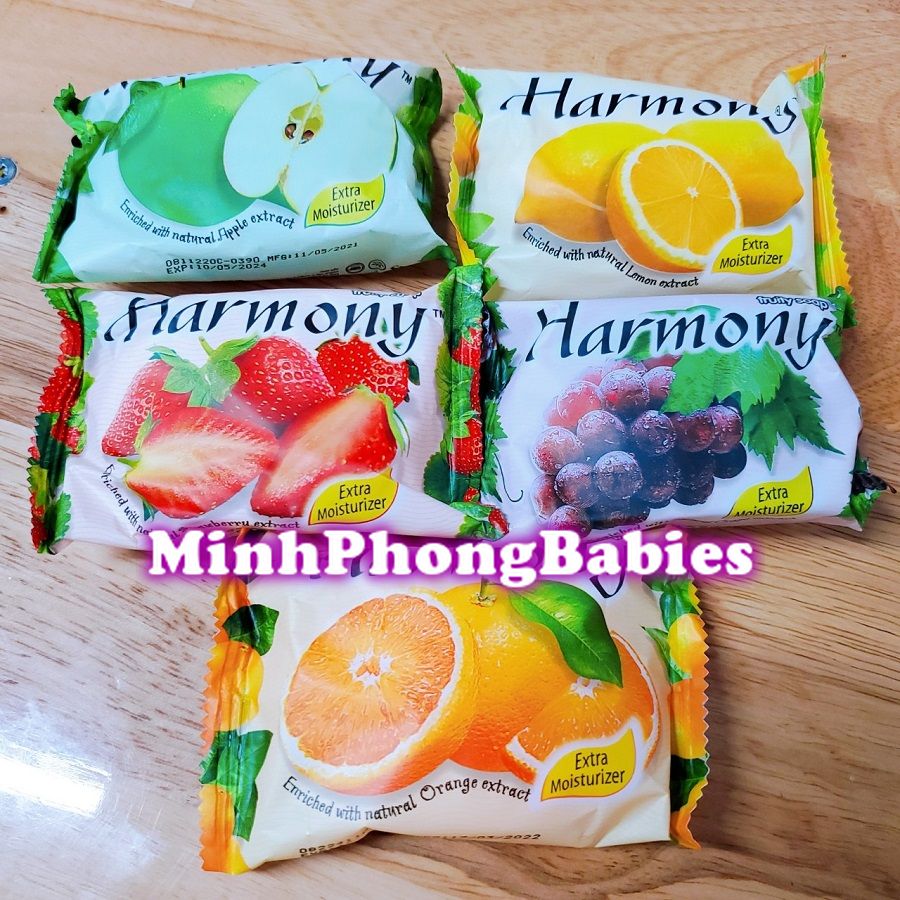 Xà bông cục hương trái cây harmony 75g