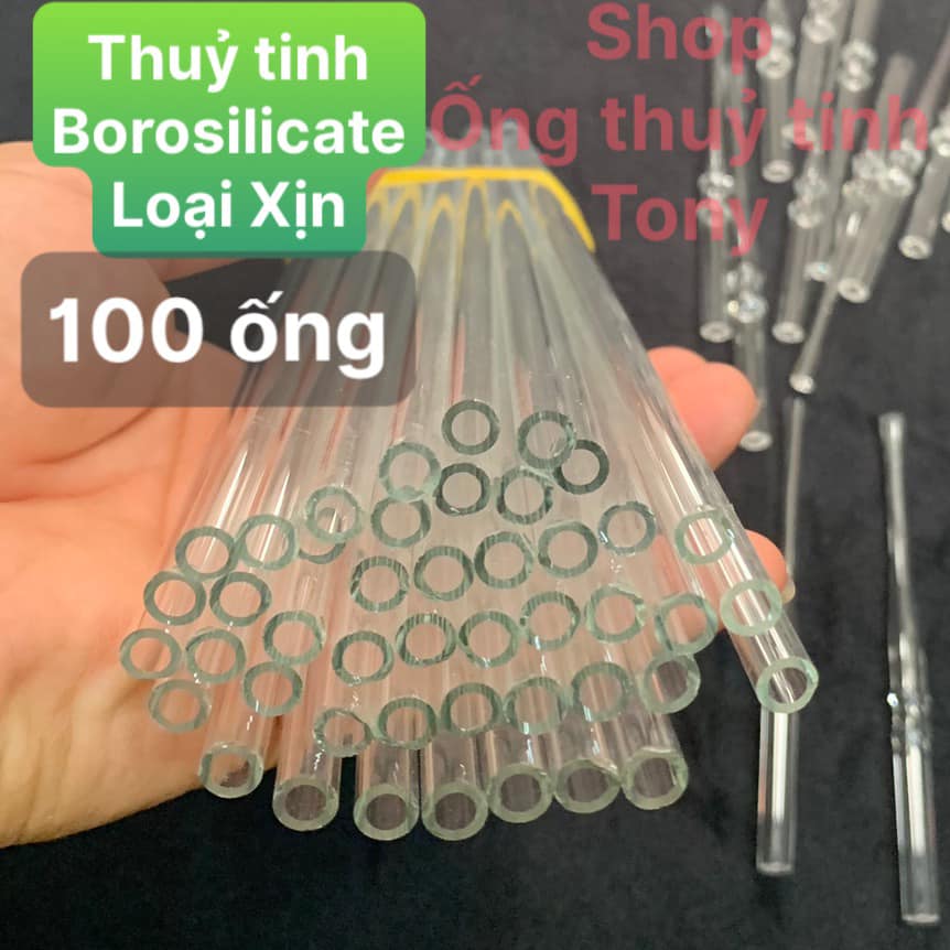 1OO. Ống thủy tinh Đức{GIÁ SỈ} {CÓ COMBO 10,30,50 ỐNG}