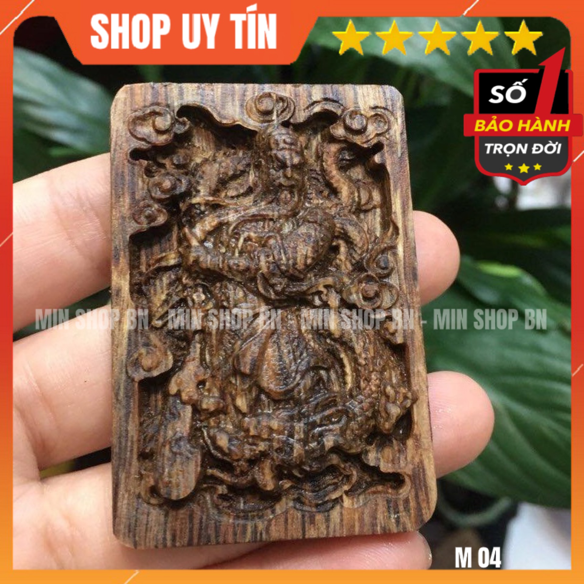 Mặt dây chuyền Quan Công trầm hương sánh chìm tự nhiên , thơm vĩnh viễn, không kén mệnh