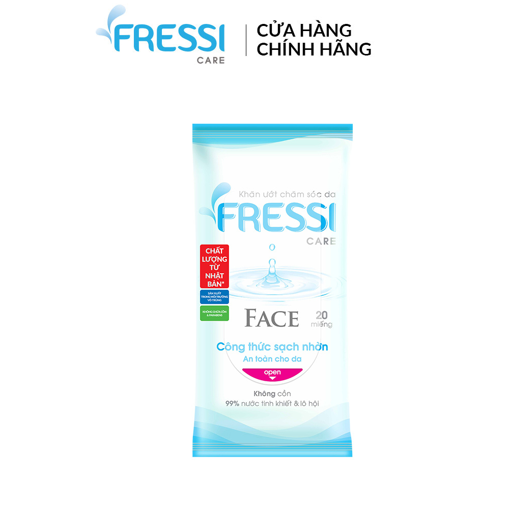 GIFT - Combo 2 Khăn ướt Fressi Care FACE 20 miếng - 1809