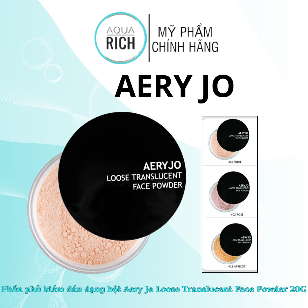 Phấn Phủ Bột Siêu Mịn AERY JO Loose Translucent Face Powder 20G