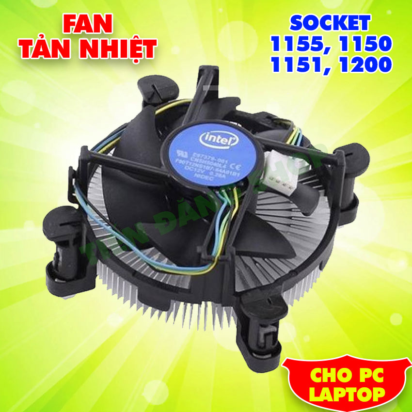 Quạt chip Fan Box Intel chạy soket 1151 1155