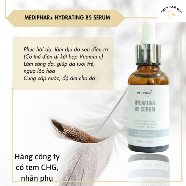 Serum Hydrating B5 Mediphar dưỡng phục hồi da