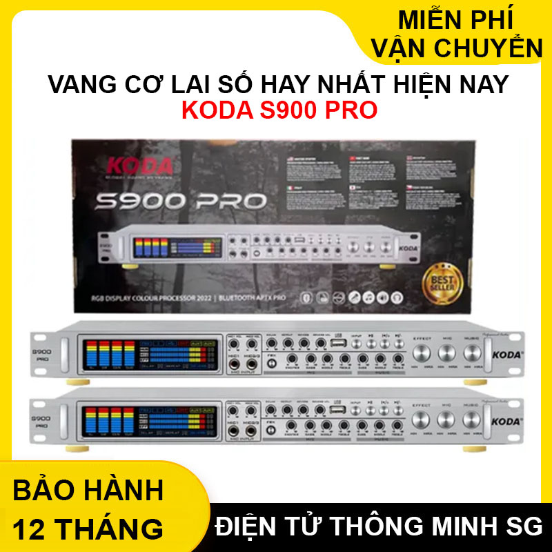Vang cơ lai số chính hãng koda s900 pro - vang cơ chống hú xử lý kỹ thuật số chuyên nghiệp hiệu chỉnh echo và reverb chuyên sâu riêng biệt.
