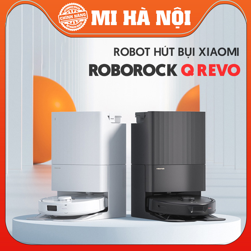 Robot hút bụi lau nhà Roborock Q Revo Tự giặt giẻ sấy nóng lau rung Bản quốc tế