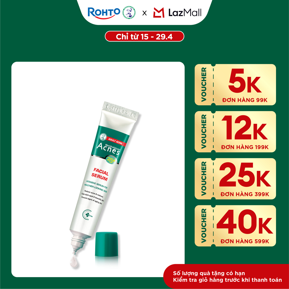 Serum chấm mụn chuyên biệt cho da mụn ở tuổi trưởng thành Acnes 25+ Facial Serum 20ml
