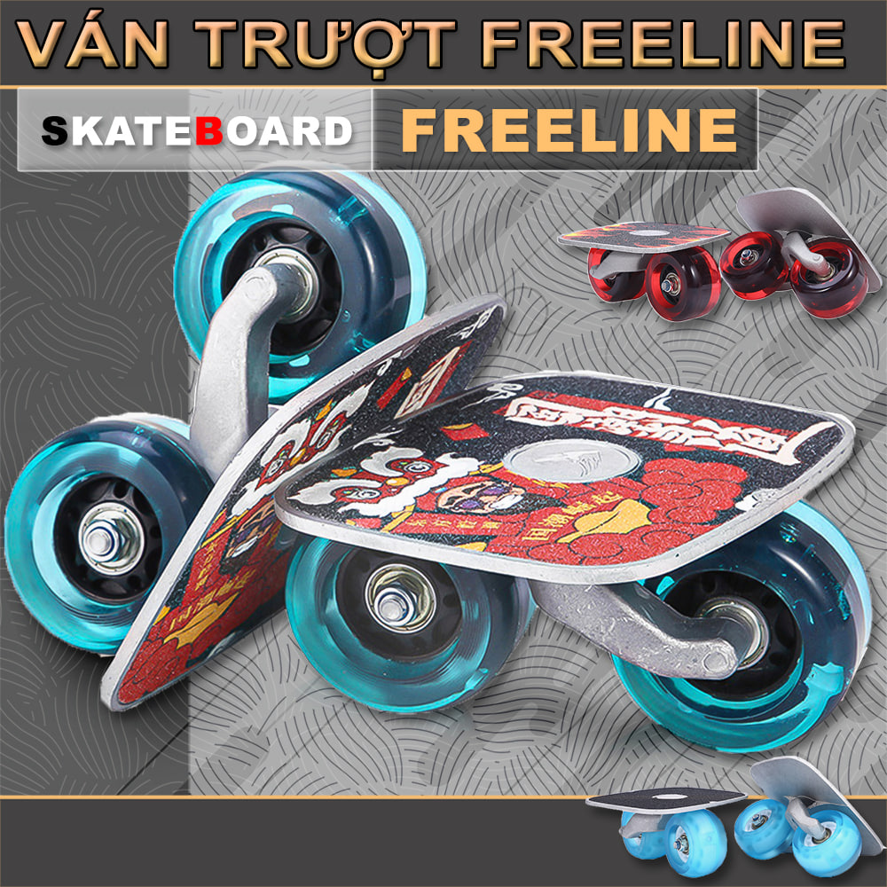 Ván trượt drift board - freeline skate - bánh xe có đèn led