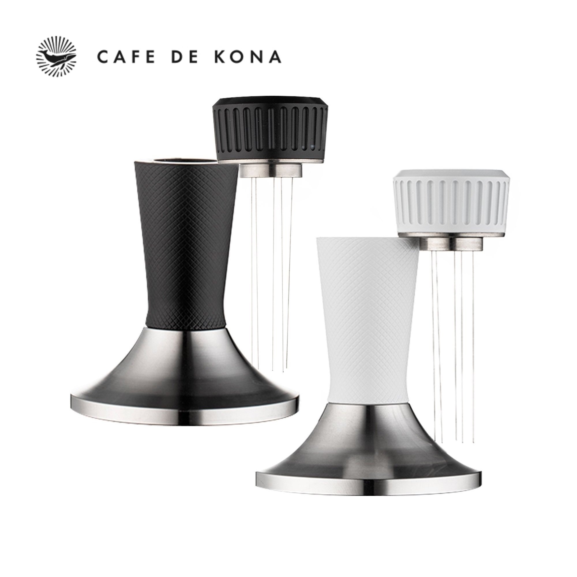 Tamper nén cà phê 2 trong 1 có kim khuấy đảo cà phê cafede kona