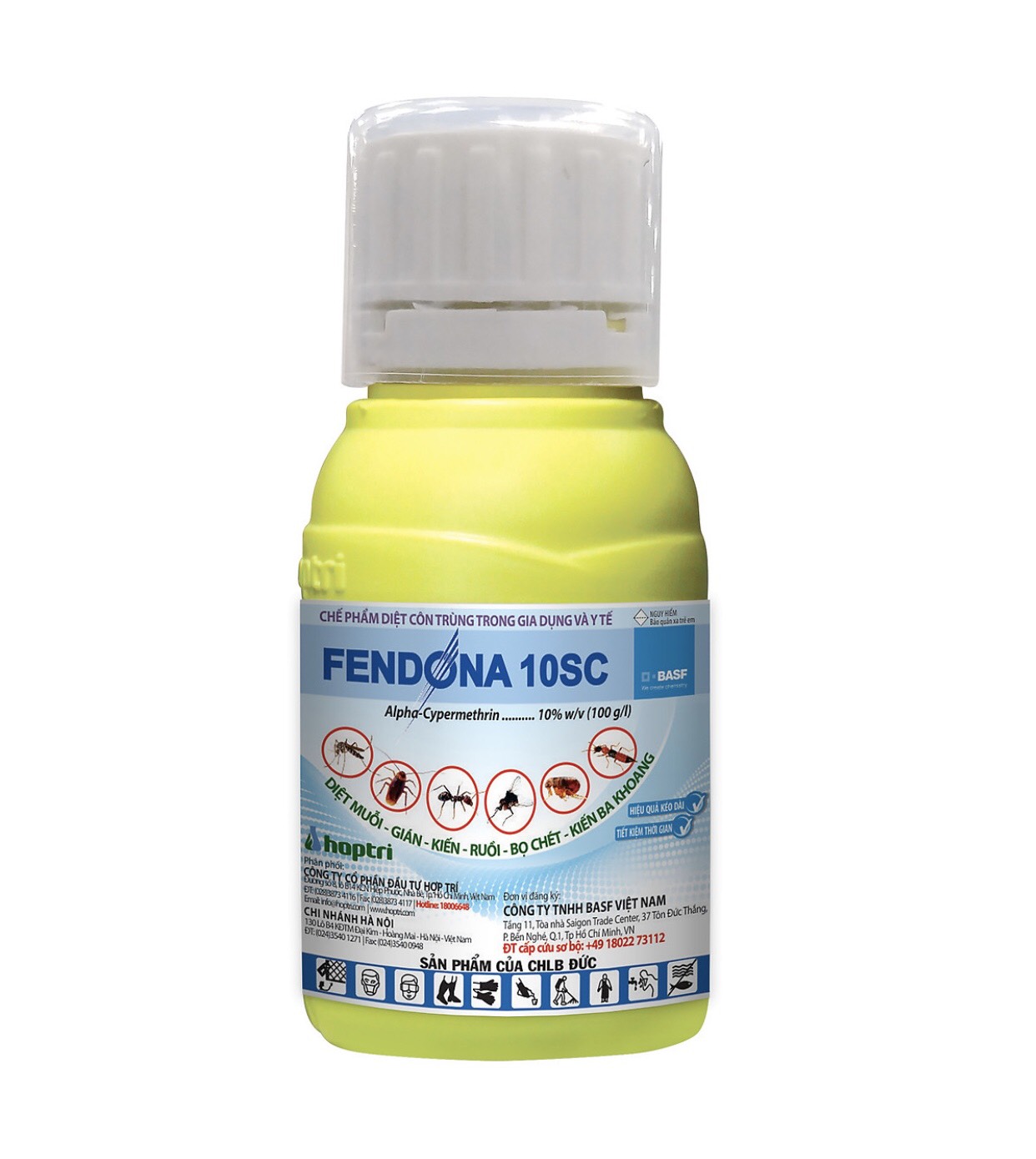 FENDONA 10SC diệt côn trùng  DIỆT MUỖI - KIẾN BA KHOANG -GIÁN - BỌ chai 50ml