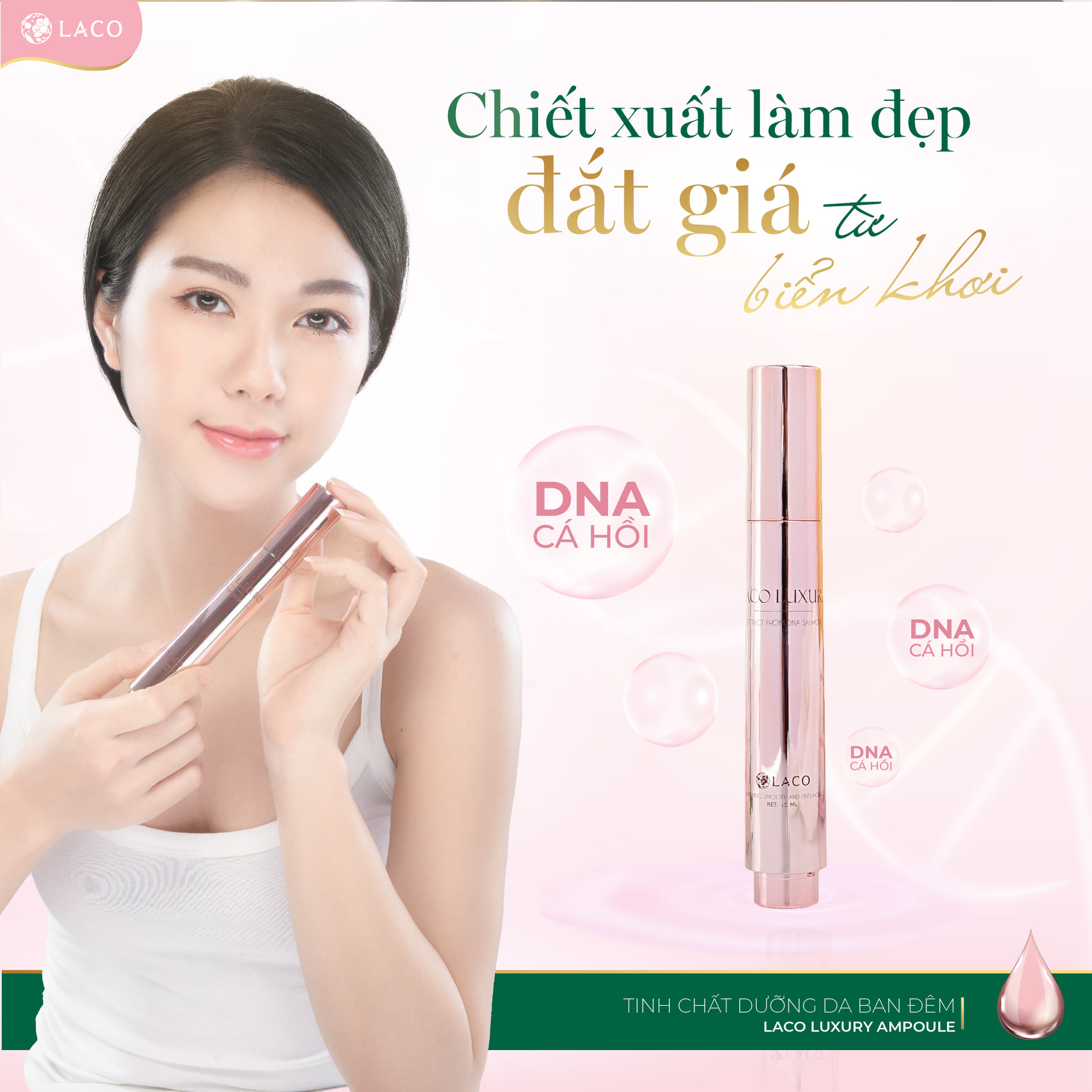 🔥NGHỈ BÁN 🔥 KEM DƯỠNG DA BAN ĐÊM LACO LUXURY - CHÍNH HÃNG