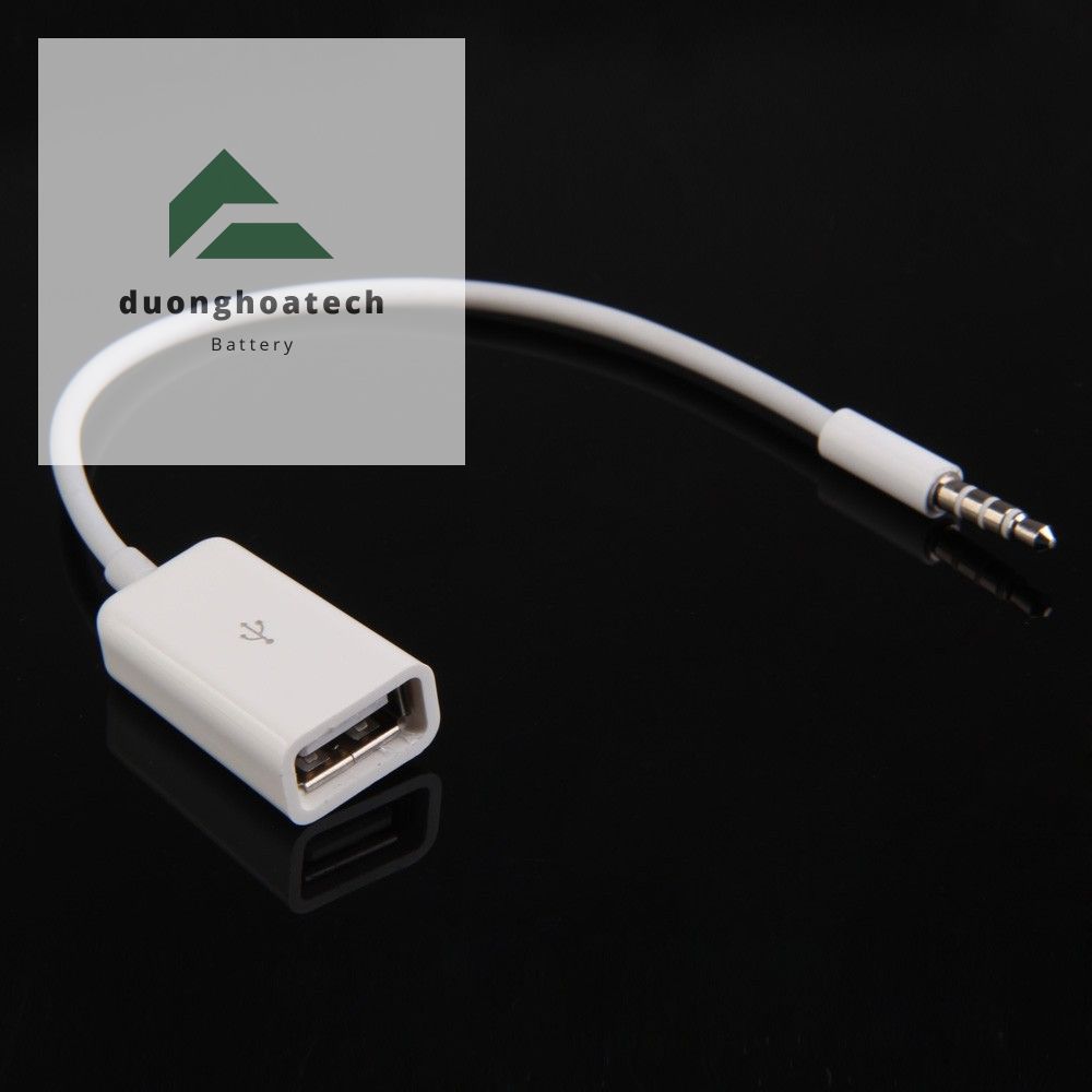 [HCM]Dây Chuyển USB ra JACK 3.5mm Cái Dùng Cho Xe Hơi