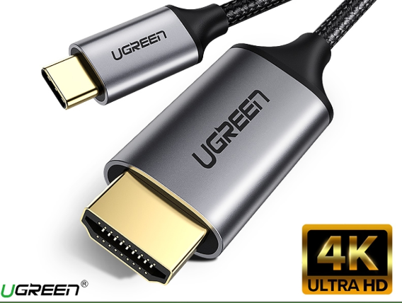 Cáp chuyển usb c to hdmi dài 1,5m cao cấp hỗ trợ 4k 2k @60hz ugreen 50570