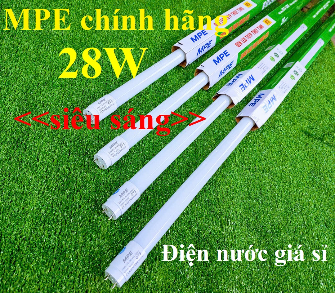 Bóng Đèn Led Tuýp 1m2 (1,2m) MPE 28W Siêu Sáng BH Chính Hãng 3 Năm (Đặt Mua Từ 3 SP)