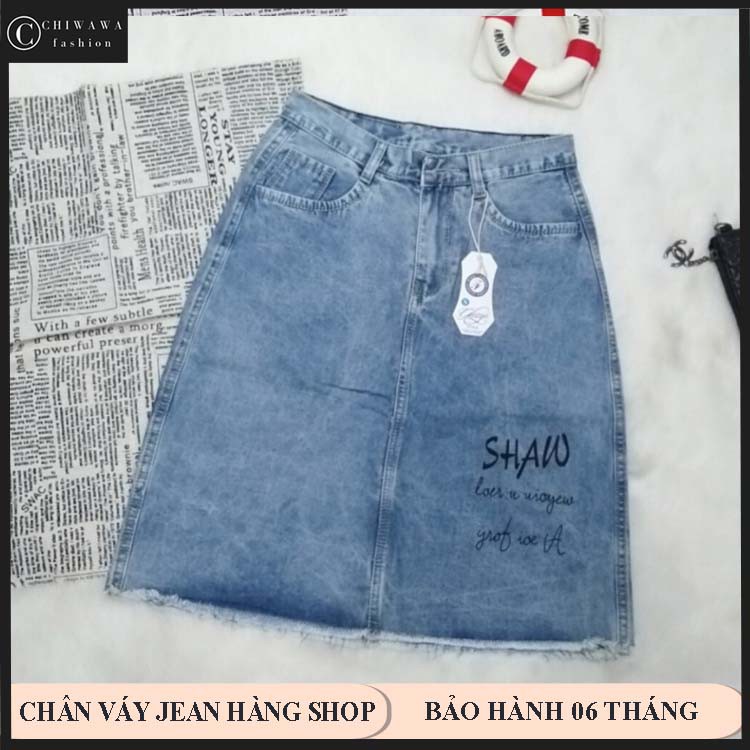 [HCM]Chân Váy Jean Chữ A - Váy Jean Nữ Đẹp Cta03