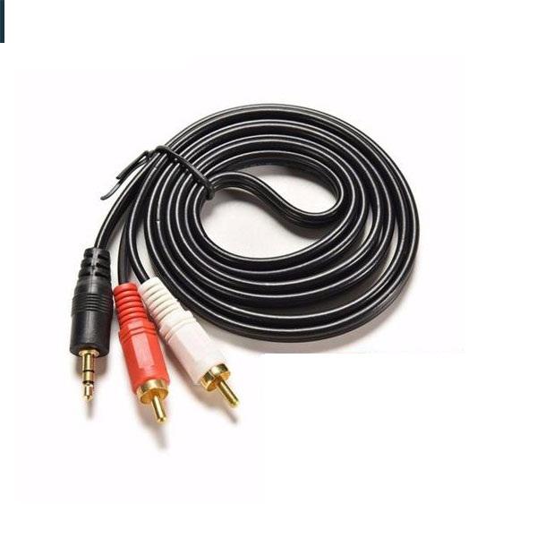 Dây 3 ly ra 2 đầu AV 15m cắm điện thoại android ios laptop bảo hành 6 tháng, dây 3.5mm ra bông sen, 3ly ra 2 av