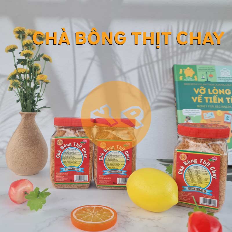 Chà bông thịt chay Âu Lạc hủ 100 gram và 250 gram - thực phẩm chay ngon